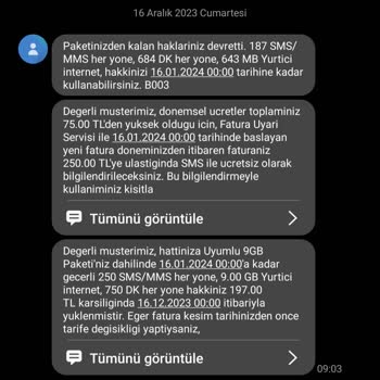 Vodafone Yanlış Ve Yüksek Fatura