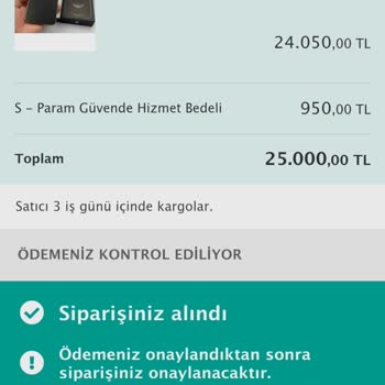 Sahibinden Param. Güvende Mağduriyeti