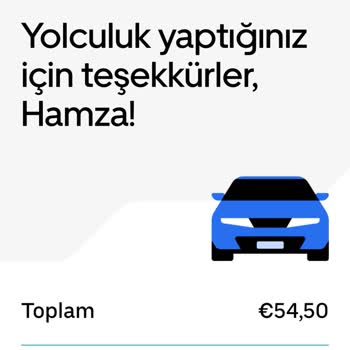 Uber Yanlış Ücret Aldı