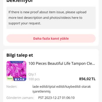 Aliexpress Ürün Ya Da Paramı Geri Ver