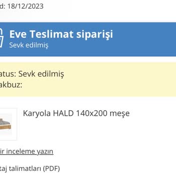 JYSK Satın Aldığım Ürün 1 Ay Geçmesine Rağmen Elimde Değil!