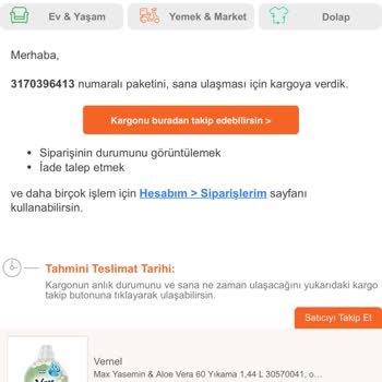 Trendyol'dan Aldığım Ürün 10 Gündür Teslim Edilememiştir