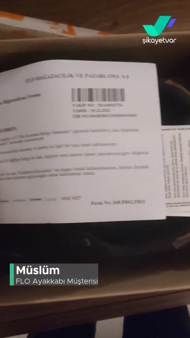 FLO Ayakkabı Hatalı, Tabanda Darlık Var! videonun kapak resmi