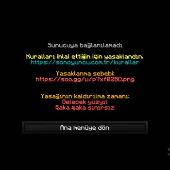 Sonoyuncu.com Sınırsız Ban