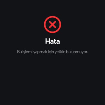 Papara Bu İşleme Yetkiniz Yok Hatası