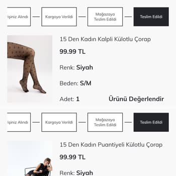 DeFacto Yanlış Ürün Gönderimi