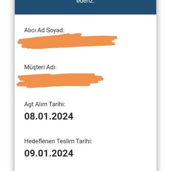 AGT Kurye (aynigunteslim.com) Kargo Teslimatı Ve İletişim Problemleri