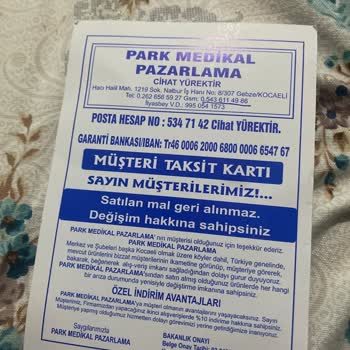 Cihat Yürektir Park Medikal Yaşlılara Yüksek Fiyatlı Ev Eşyası Satışı Şikayeti