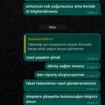 Sneakerslife.tr Online Satışta Eksik Ürün Problemi Ve Müşteri Memnuniyetsizliği
