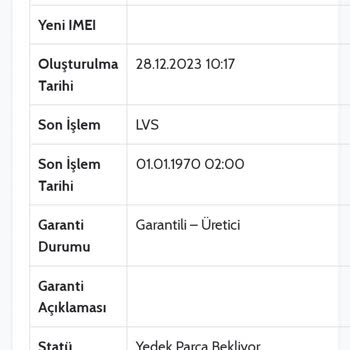 Ouno Teknik Servis Mağduriyeti