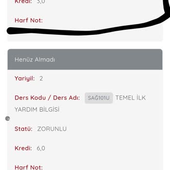 Örgün Okurken Geçtiğim Ders AÖF Sisteminde Muaf Gözükmüyor