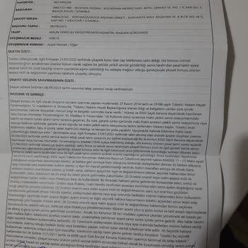 A101 THH Kararına Uymamaktadır
