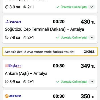 Topçam Seyahat Ve Tokat Seyahat Otobüs Biletleri Fahiş Fiyat Uyguluyor