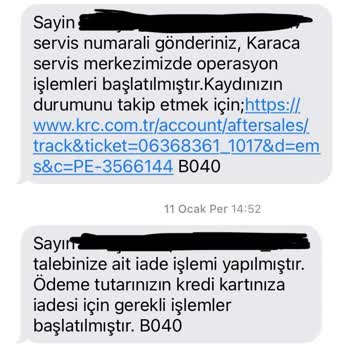 Emsan Tamir İçin Gönderdiğim Ürünü Bilgim Dahilimde Olmadan İade Etmiş