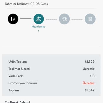 Vivense Siparişimi Göndermiyor Çok Mağdurum