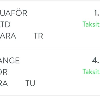 TEB Taksitlendirilmeyen Harcama Yapıldı