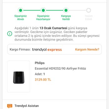 Trendyol Express Siparişi Teslim Etmiyor