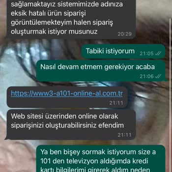 A101 Online Sitesi Kopyalanması