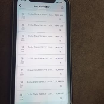 Oculus Ziraat Bankacılığı Kartından İzinsiz Para Çekilmesi
