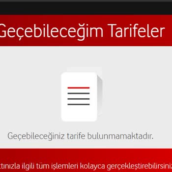 Vodafone Müşteri Hizmetleriniz İnsanı Yanıltıyor Olmayan Tarife Teklif Ediyor!