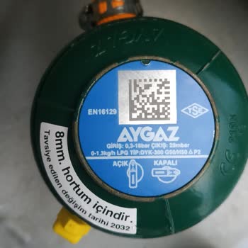 Aygaz Tüp Regülatörünün Gaz Kokusu