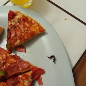 Dr. Oetker Pizzadan Çıkan Metal Parça