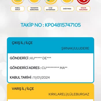 PTT Kargo Teslimatında Yaşanan Gecikme Ve Mağduriyet