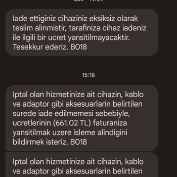 Superonline İade Ürün İle İlgili