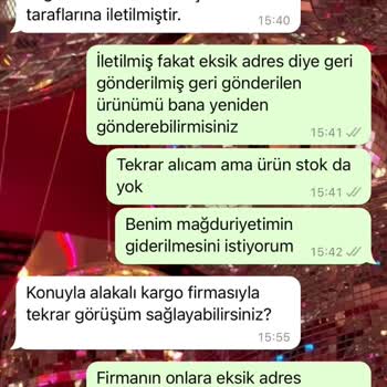 Pull and Bear Kargo Adres Karmaşası Ve Müşteri Mağduriyeti