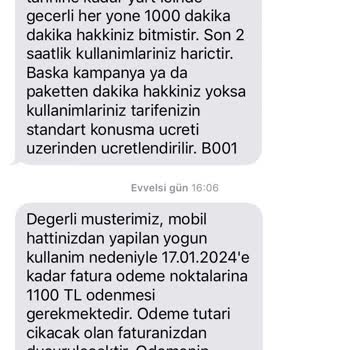 Türk Telekom Telekomünikasyon Hizmetinde Beklenmedik Fatura Artışı Ve Müşteri Şikayeti