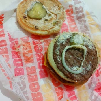 Burger King Hamburgerin İçi Bos Boyutu Küçük