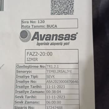 Avansas Firmasından Aldığım Ürün Kırık Geldi