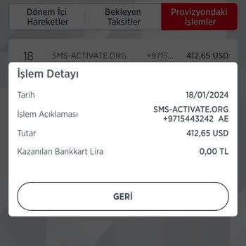 sms-activate.org Nüfus Randevu Mağduriyeti