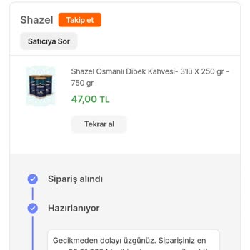 Shazel Bir Türlü Gelmek Bilmeyen Kargom