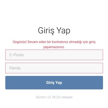 Yemeksepeti Express Kurye Giriş Yapamıyorum!