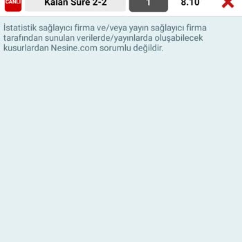 Nesine Kalan Süre De Oynanan Kuponum Kaybetti