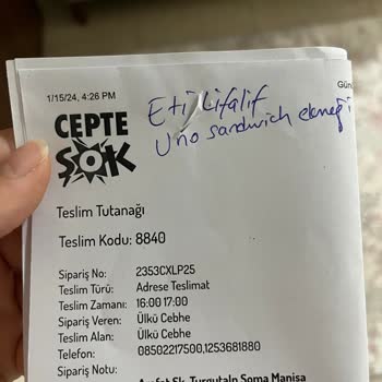 Şok Marketler Eksik Ürün İadesi