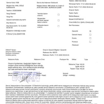 Amazon Ve/veya Haktan Elektronik İade Almıyor. Para İadesi Yapmıyor