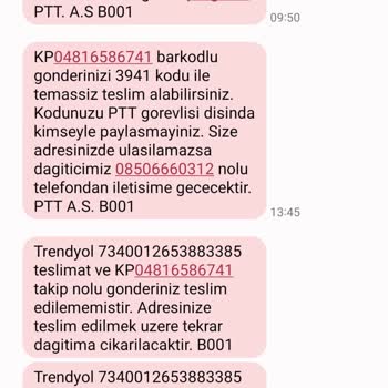 PTT Kargo Şirketi Buna Çözüm Bulsun