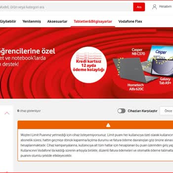 Vodafone Müşteri Limit Puanınız Saçmalığı