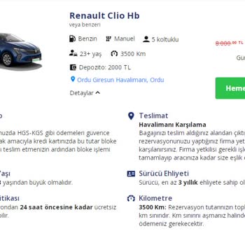 Enuygun.com Sitesinde Araba Kiralamak = Mağduriyet