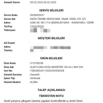 Vestel Servisin Ücretli İşlem Dayatması