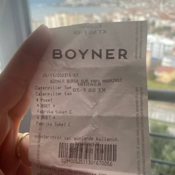 Bursa Sur Yapı Marka AVM Boyner Cat Marka Eşofman Takımı Fabrika Hatası