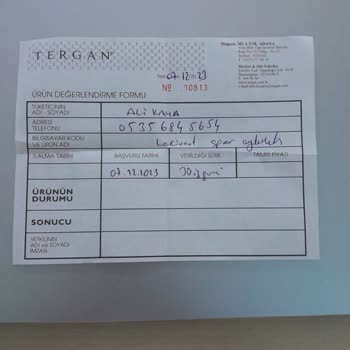 Tergan Deri Satış Sonrası Markanın Ürününü Önemsememesi