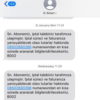 İptal Etme Gerekçemi Sunmama Rağmen, İptal Edilemeyen D-Smart