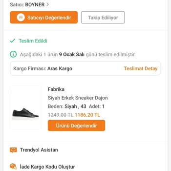 Boyner'İN Bakmadan Yanlış Ve Daha Pahalı Ürünü İade Olarak Alması