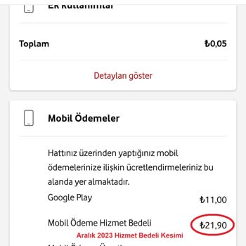 Vodafone Ön Onay Olmadan Mobil Ödeme Hizmet Bedeli Alıyor...