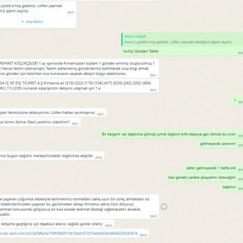 Horoz Lojistik Kargo Teslim Sorunları