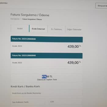 Türk Telekom Çift Fatura Ödemesi Sorunu Ve Acil Çözüm Beklentisi