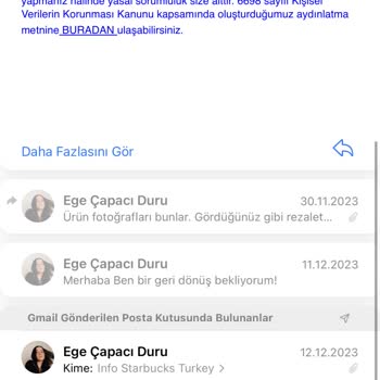 Starbucks Alınan Termostaki Boya Çıkması Ve Müşteri Hizmetlerinin Kötülüğü